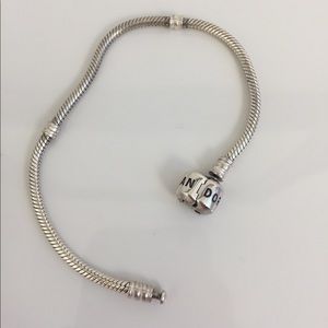 Silver Pandora bracelet